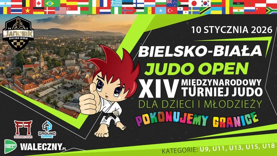 BIELSKO-BIAŁA JUDO OPEN - XIV MIEDZYNARODOWY TURNIEJ JUDO "POKONUJEMY GRANICE"