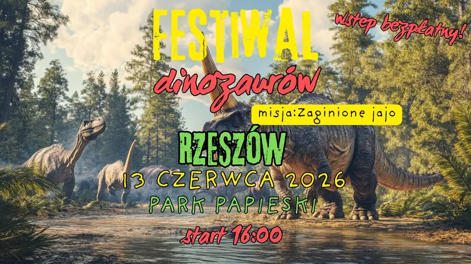 🦖 UWAGA! DINOZAURY WRACAJĄ DO RZESZOWA! 🦕 🌿