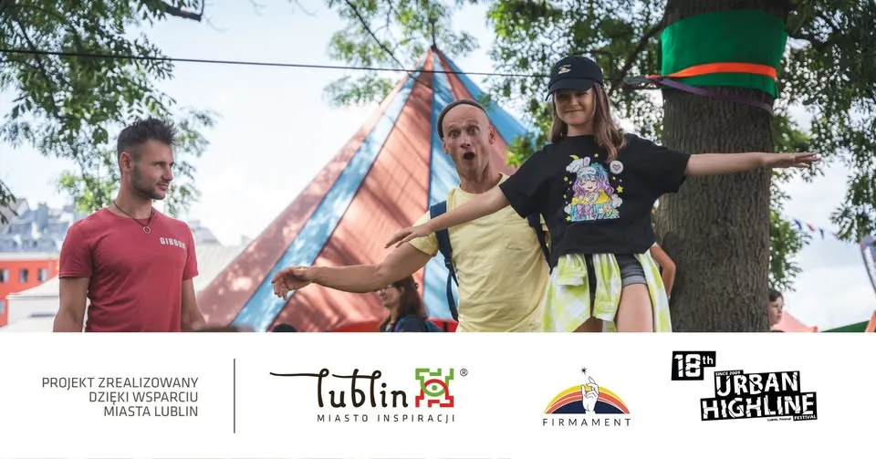 Otwarte warsztaty slackline dla każdego podczas Urban Highline Festival