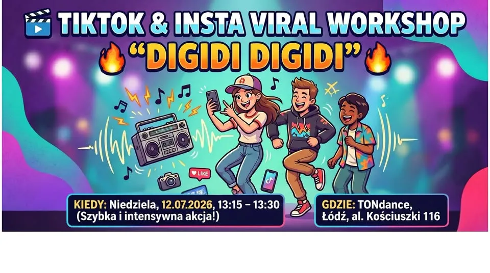 🎬 TikTok & Insta Viral Workshop: "Digidi Digidi" 🔥