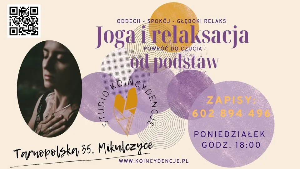Joga i relaksacja od podstaw w Studiu Koincydencje