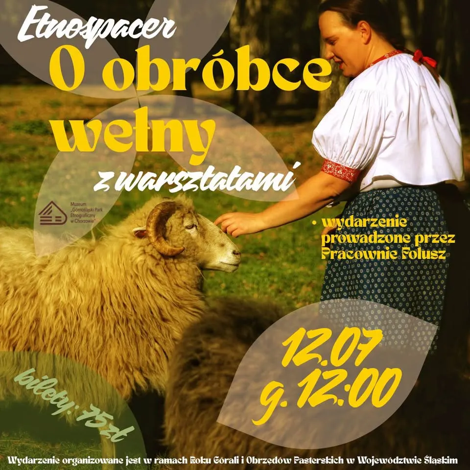 ETNOspacer „O obróbce wełny" z warsztatami z Pracownią Folusz