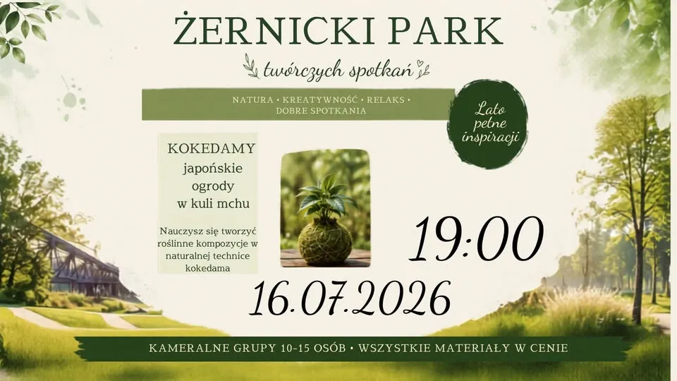 Żernicki Park Twórczych Spotkań - warsztaty floryst﻿yczne 