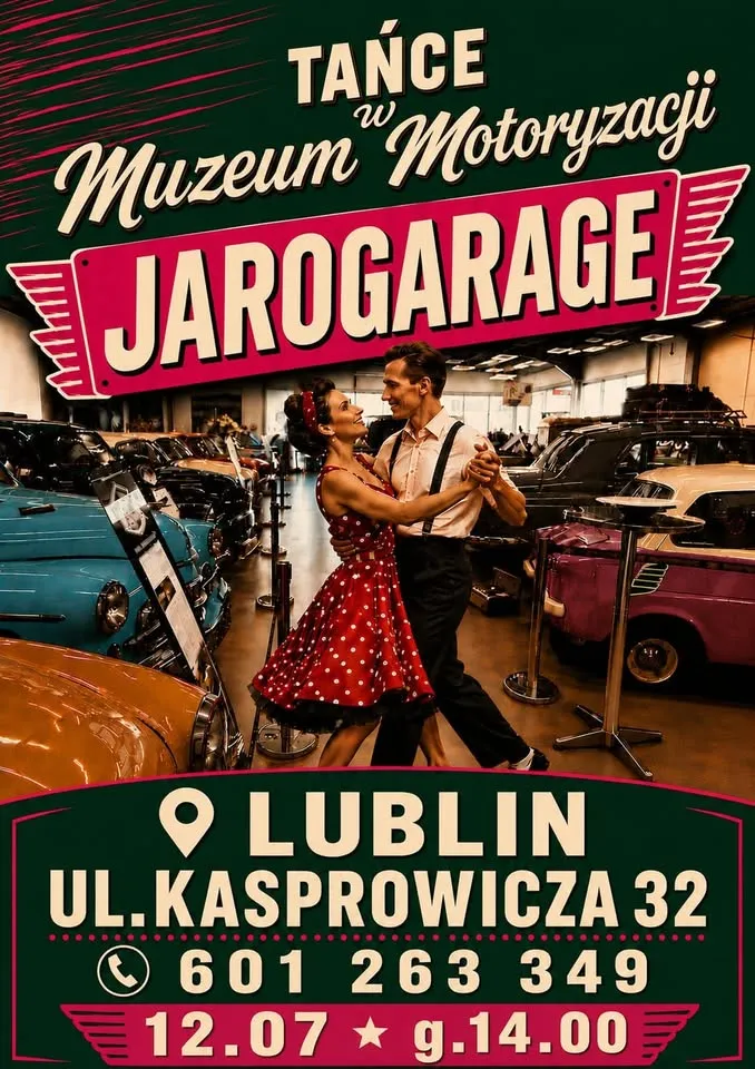 Tańce w Jarogarage Muzeum Motoryzacji Lublin 