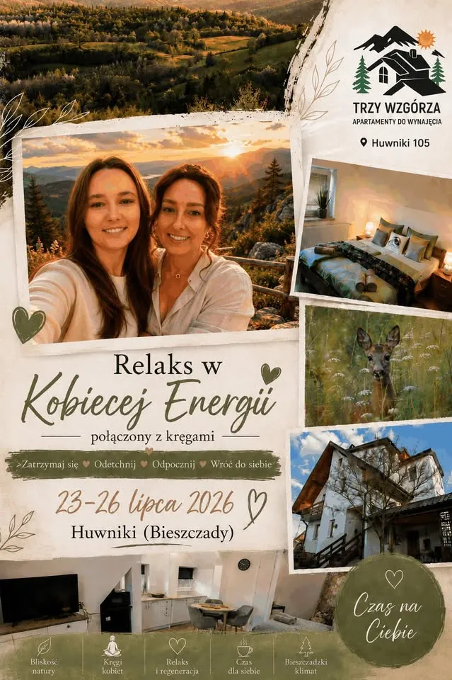Relaks w Kobiecej Energii połączony z kręgami  
