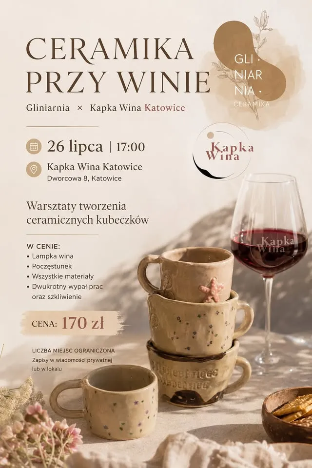 Ceramika przy winie
