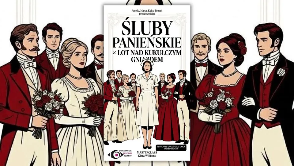 ŚLUBY PANIEŃSKIE × LOT NAD KUKUŁCZYM GNIAZDEM - Szkic teatralny | Masterclass Klara Williams
