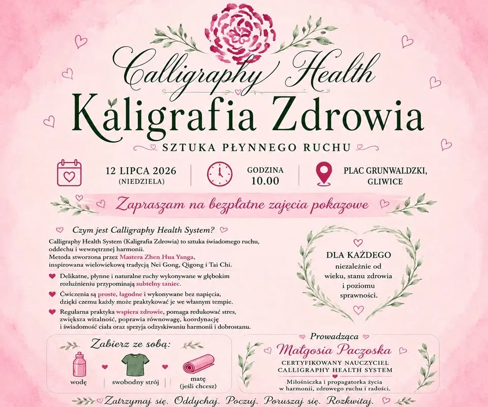 Calligraphy Health: sztuka płynnego ruchu, zdrowia i dobrostanu 