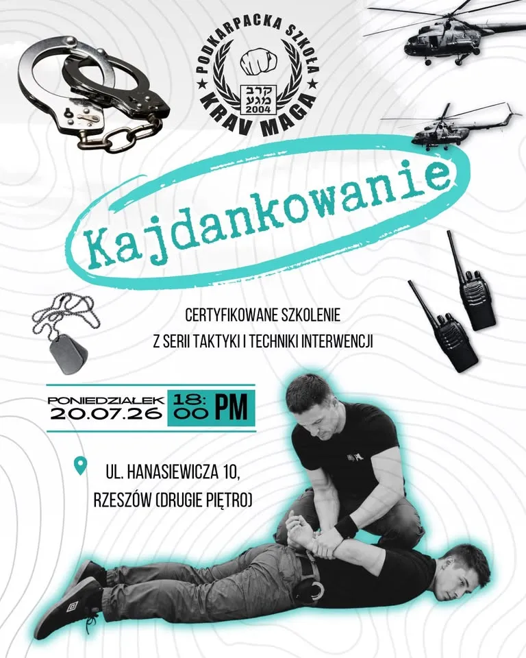 Kajdankowanie | Certyfikowane szkolenie technik interwencji