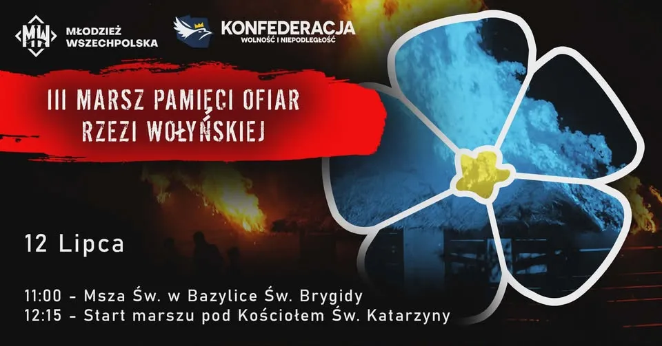 III MARSZ PAMIĘCI OFIAR RZEZI WOŁYŃSKIEJ ‼️