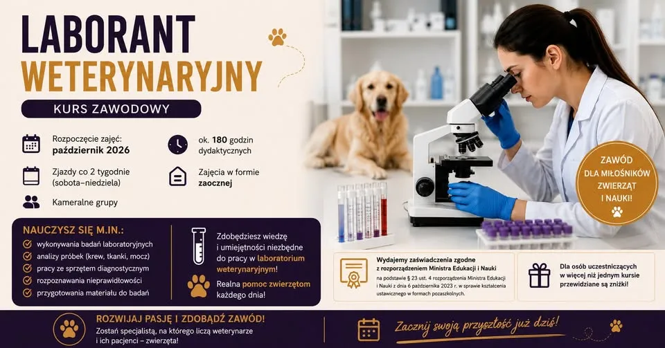 Laborant weterynaryjny