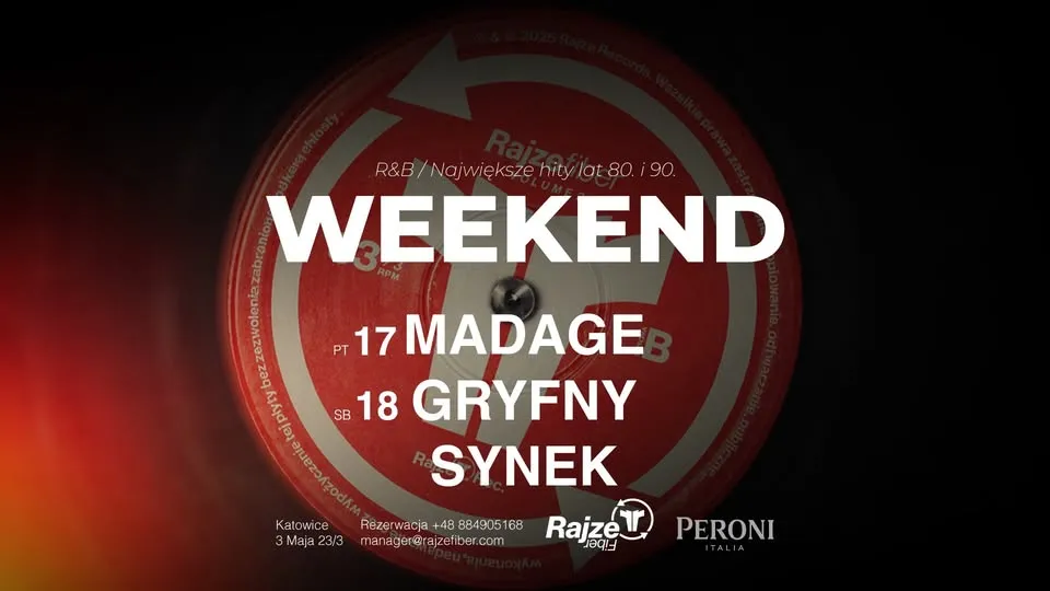 WEEKEND RAJZEFIBER 17/18.07  ⮑ MADAGE / GRYFNY SYNEK