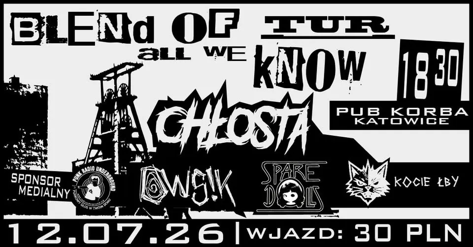 BLEND OF ALL WE KNOW TUR | KATOWICE|