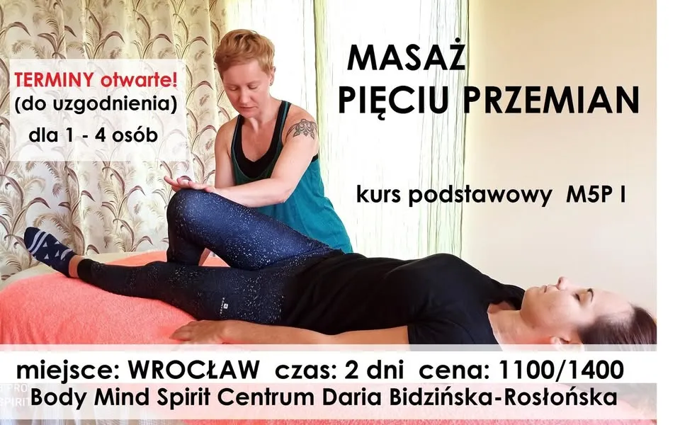 KURS Masaż Pięciu Przemian™ podstawowy M5P I 