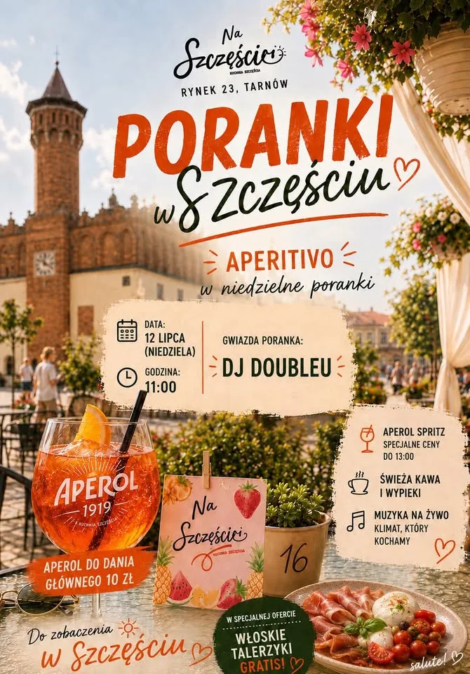☀️🍋 APERITIVO W SZCZĘŚCIU 🍋☀️ DJ DOUBLEU ☀️ 