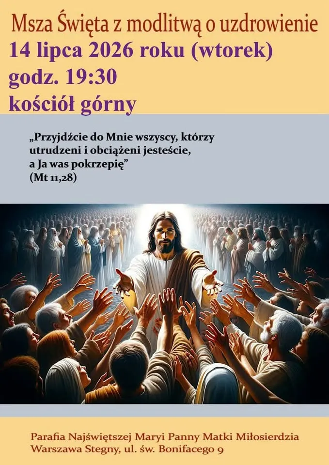 Msza z modlitwą o uzdrowienie 