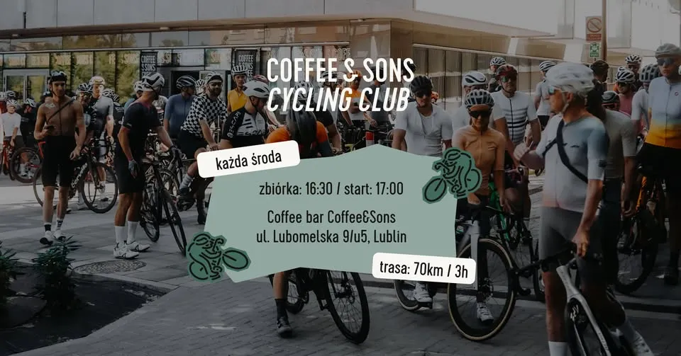 Coffee & Sons Cycling Club - cykliczne ustawki rowerowe