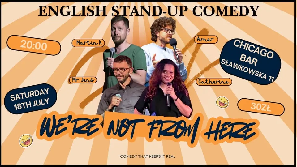 🎤 ENGLISH STAND-UP COMEDY WE'RE NOT FROM HERE