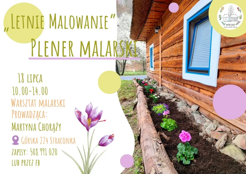 LETNIE MALOWANIE ! PLENER MALARSKI dla każdego!