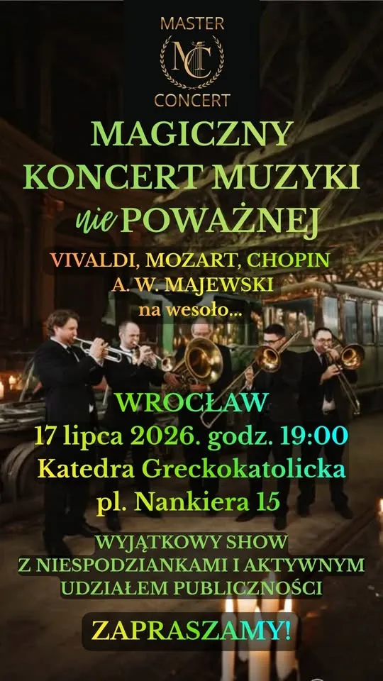 MAGICZNY KONCERT MUZYKI niePOWAŻNEJ 😊