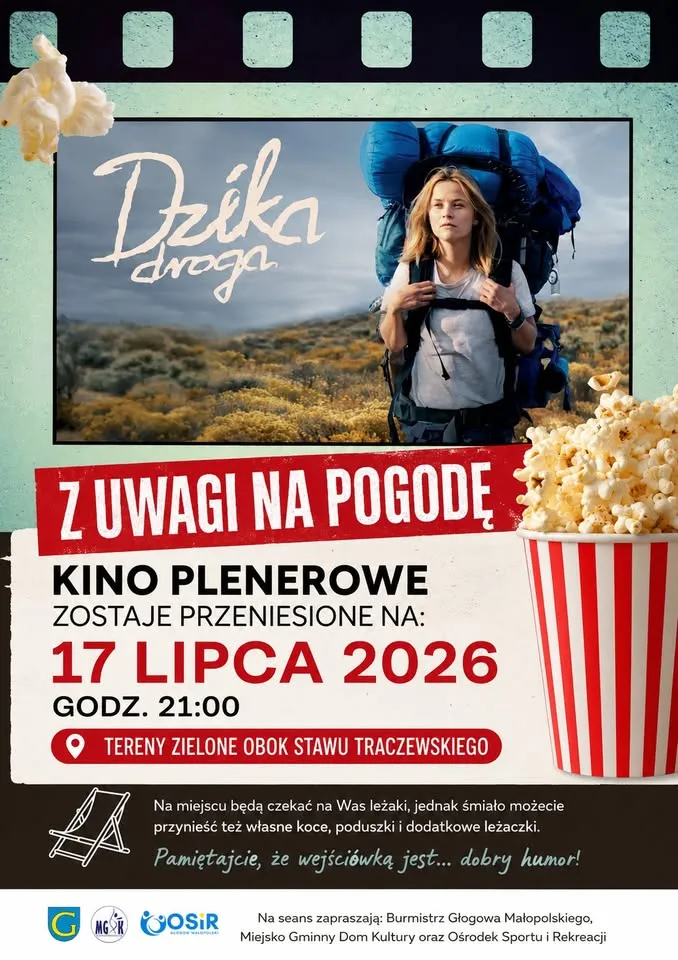 👉 Głogowskie Kino Plenerowe: "Dzika droga"
