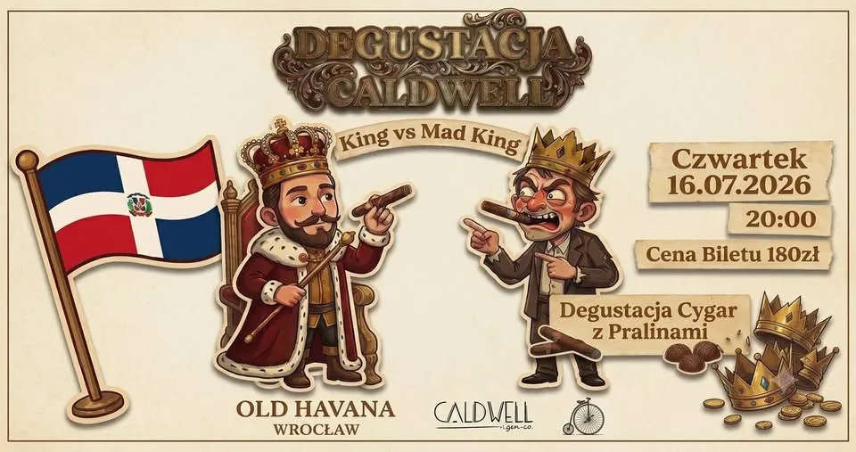 King vs Mad King Degustacja Caldwell
