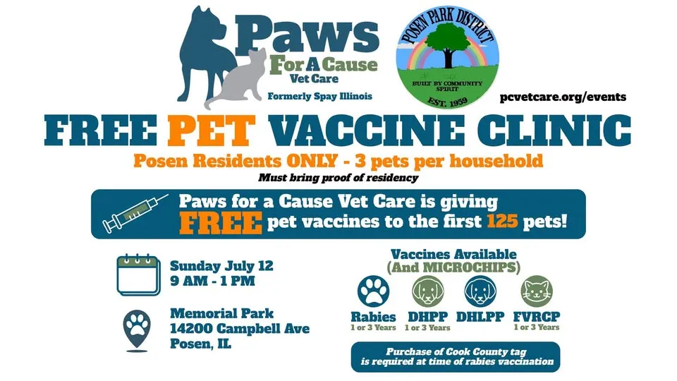 Posen Free Pet Vaccine Clinic