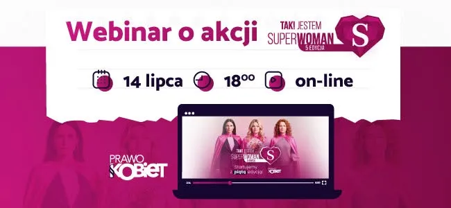 Webinar o V edycji Tak Jestem SuperWOMAN