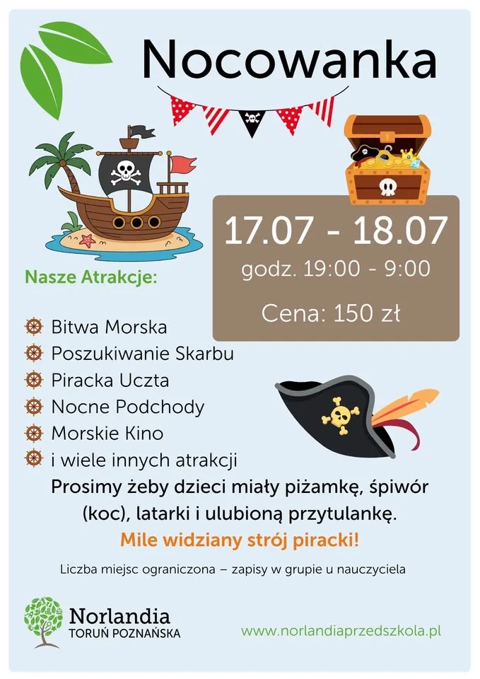 Nocowanka Piracka 