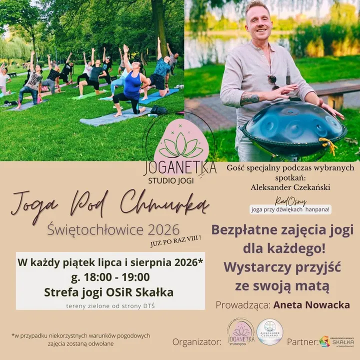 🧘 Joga pod Chmurką - Letnia joga w Świętochłowicach 🌿