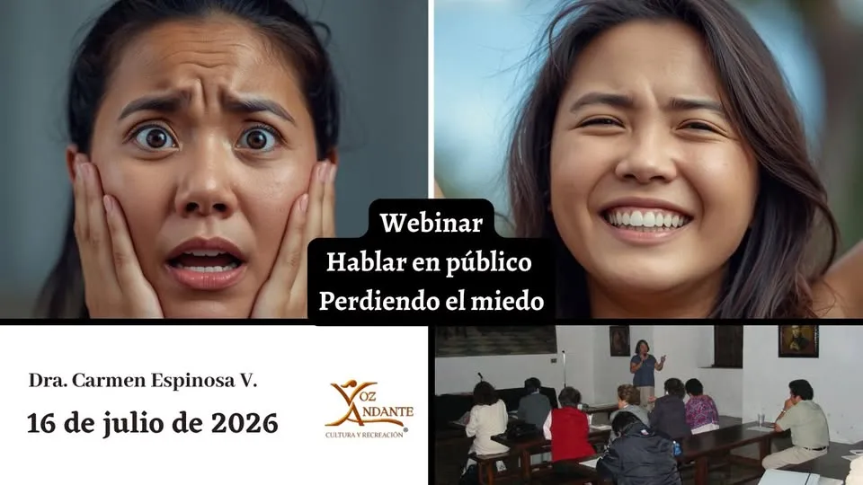 Webinar Hablar en público: perdiendo el miedo