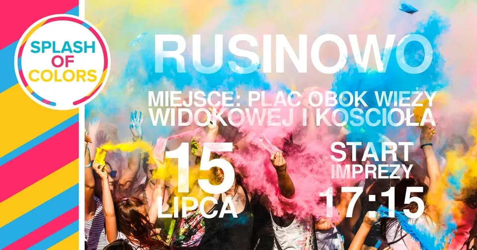 Splash of Colors - Święto Kolorów Holi | Rusinowo