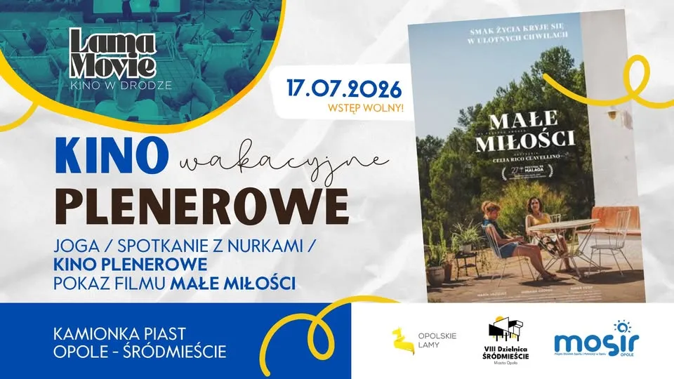 LAMA MOVIE  na Kamionce Piast - wakacyjne spotkanie sąsiedzkie!
