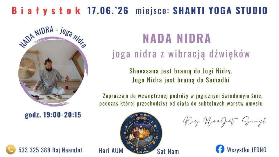 NADA NIDRA - joga nidra z wibracją dźwięków