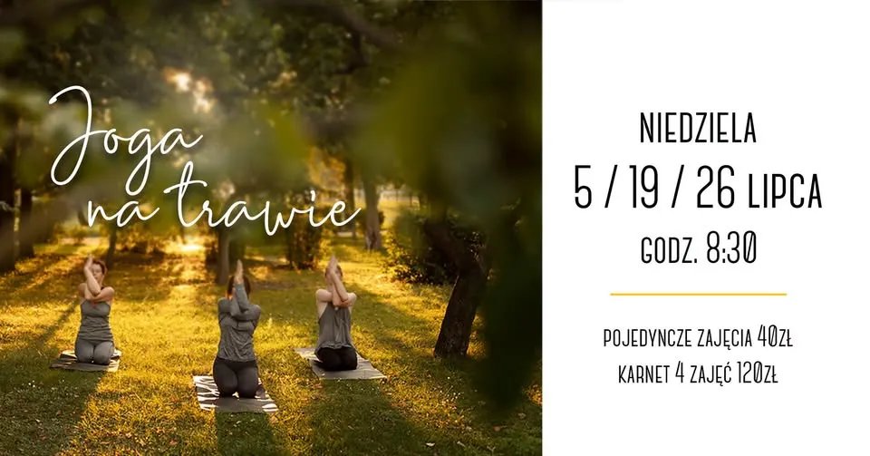 Joga na trawie 