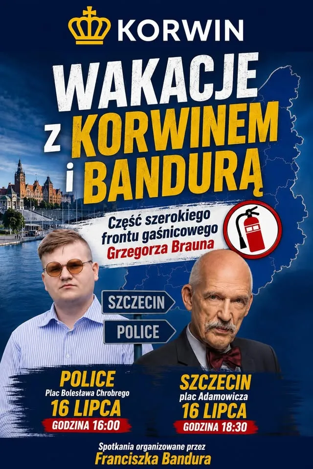 Wakacje z Korwinem w Szczecinie