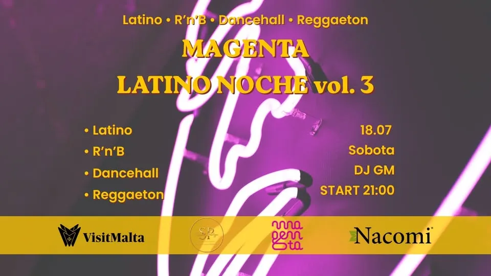 18.07 SOBOTA | MAGENTA LATINO NOCHE vol. 3 x DJ GM