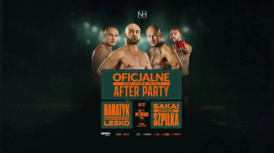 XTB KSW 120 Oficjalne After Party | Nowy Harem Gdynia