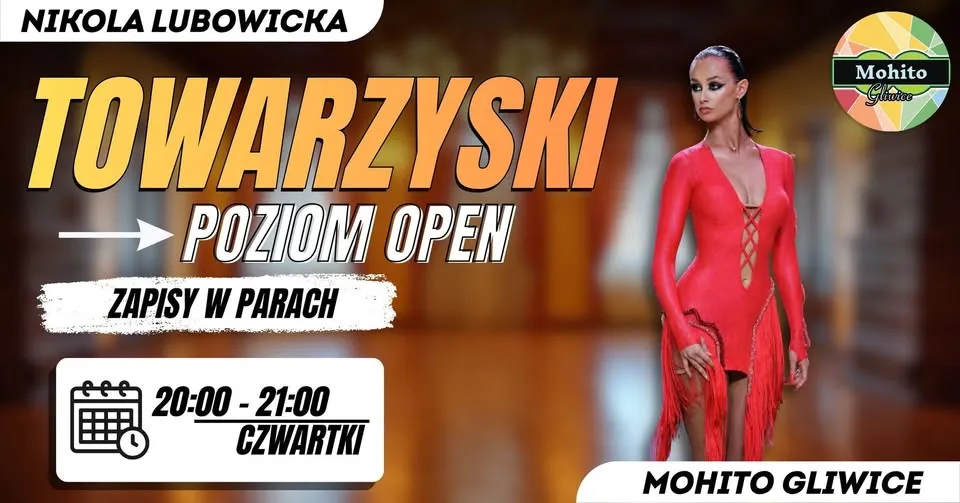 TANIEC TOWARZYSKI - W SZKOLE TAŃCA MOHITO GLIWICE