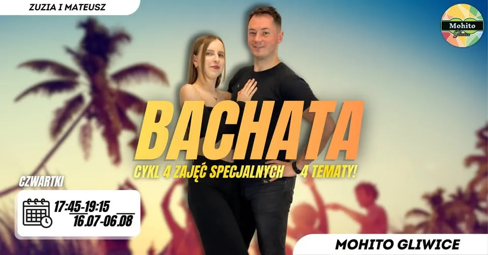 CYKL 4 ZAJĘĆ SPECJALNYCH Z ZUZIĄ I MATEUSZEM! BACHATA - 4 TEMATY 🧡