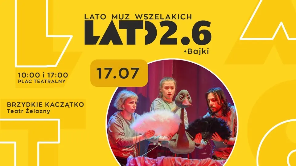 BAJKI 10:00 i 17:00 🦆 "Brzydkie Kaczątko" 17.07