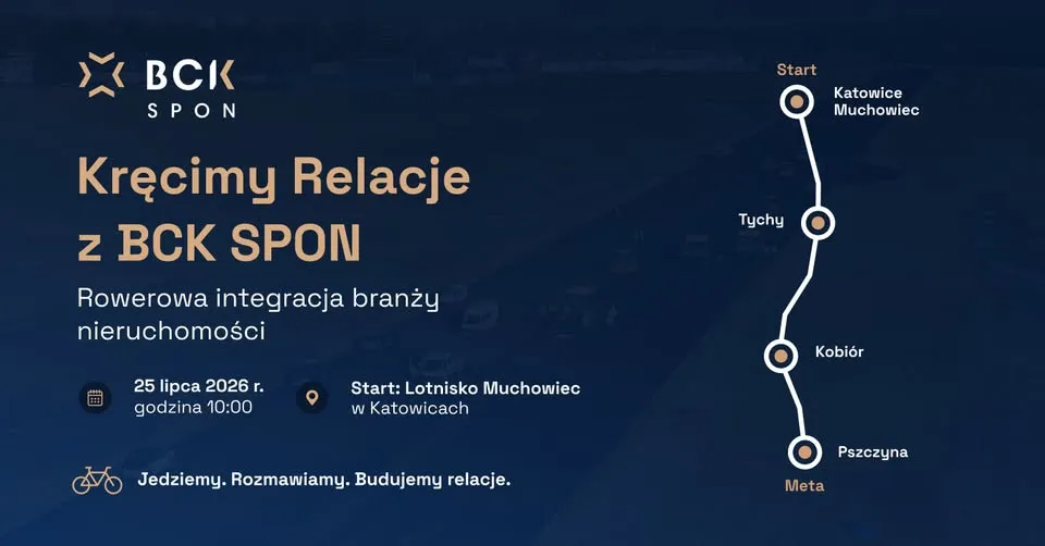 Kręcimy Relacje z BCK SPON. Rowerowa integracja branży nieruchomości.