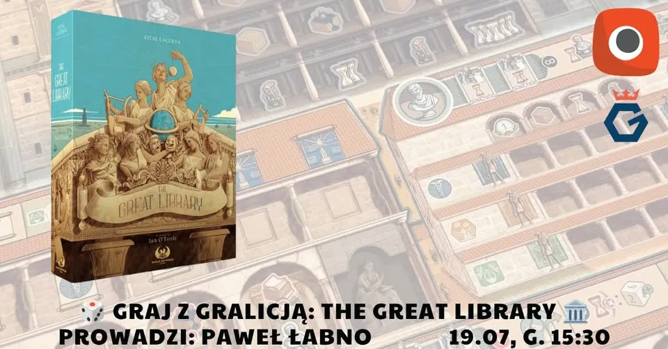 🎲 Graj z Gralicją: The Great Library 🏛️