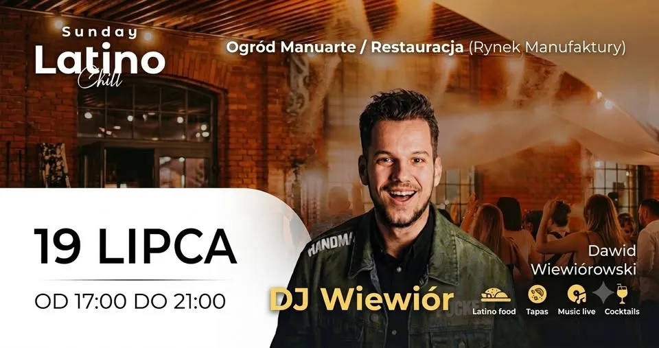 🌴 Latino Sunday Chill | 19 lipca, niedziela | Ogród Manuarte