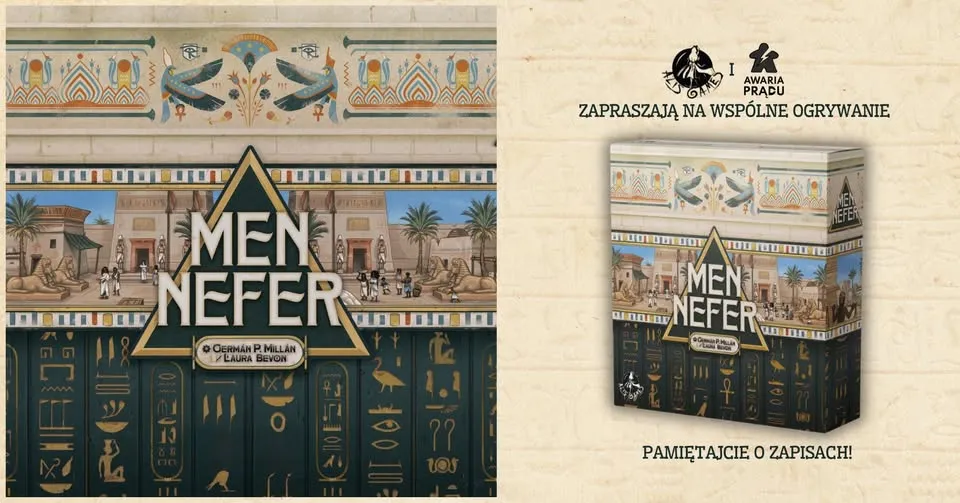 Men-nefer w Awarii Prądu ● poznaj przedpremierowo zasady gry