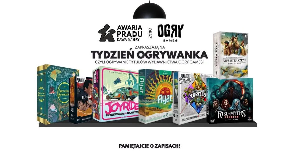 OGRYwanko w Awarii Prądu ● poznaj z nami gorące tytuły wydawnictwa Ogry Games