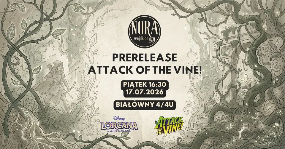 Prerelease Disney Lorcana Attack of the Vine! w Norze!