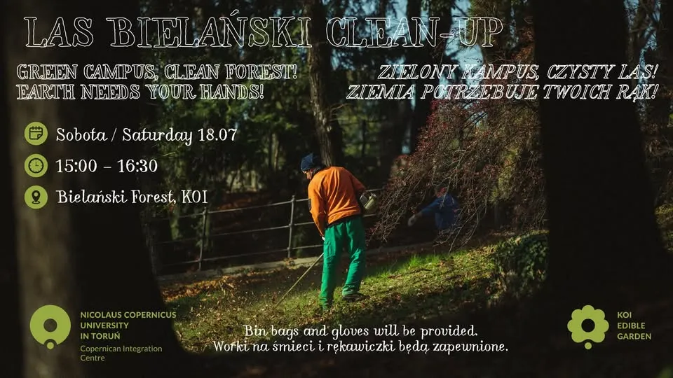 Godzina dla Lasku Bielańskiego / Bielany Forest Clean-Up