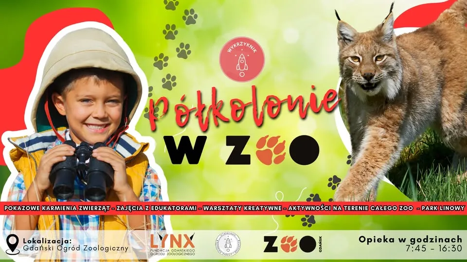 Półkolonie w gdańskim zoo Nature Camp