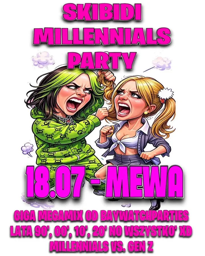 SKIBIDI MILLENIALS PARTY I ¹⁸_⁰⁷ I Mewka